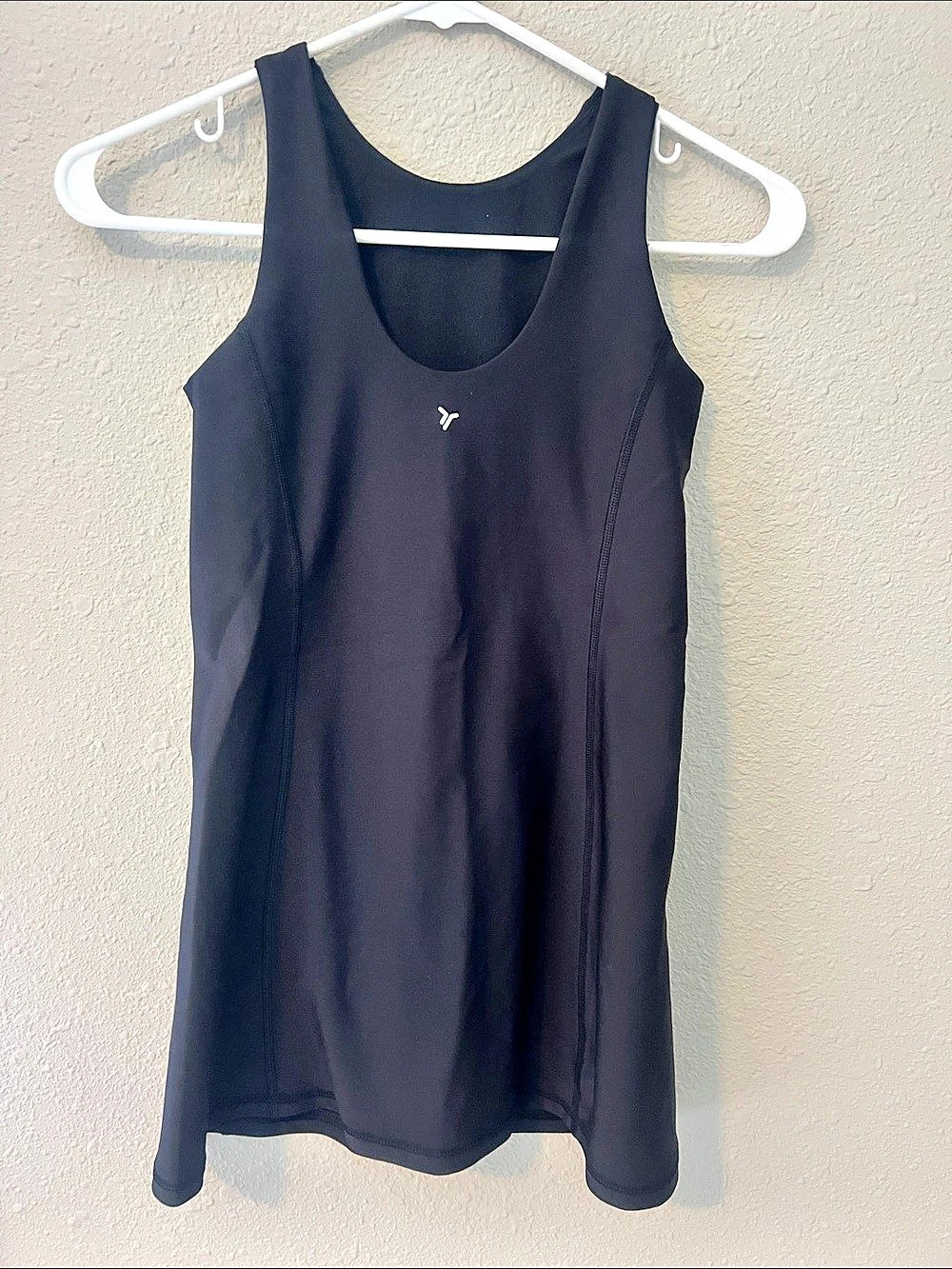 Old Navy Black Athletic Tank Top dress with built in shorts girls 10-12